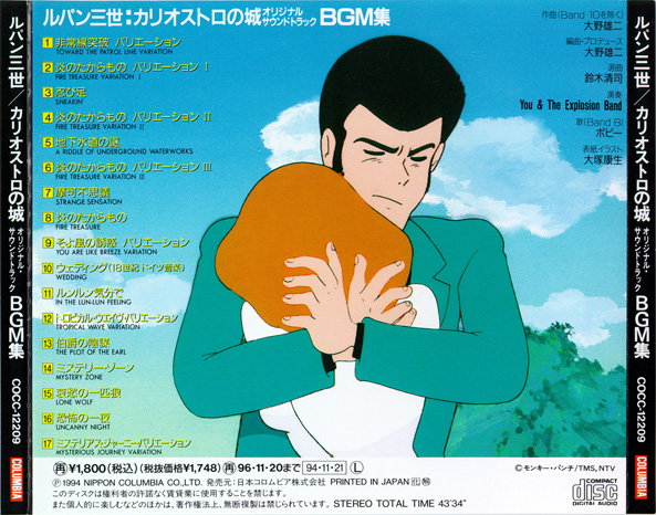 Copertina posteriore del CD
