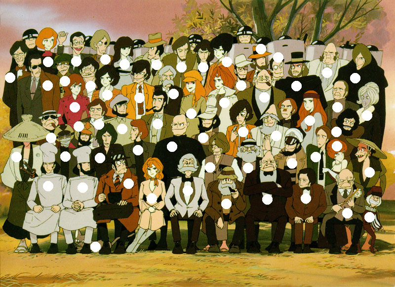 Foto di molti personaggi della prima serie